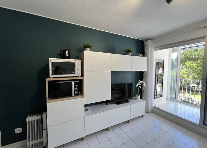 Apartamento Sol-y-days, Sables D'or, Résidence Avec Piscine, Moderne Avec Balcon La Grande-Motte